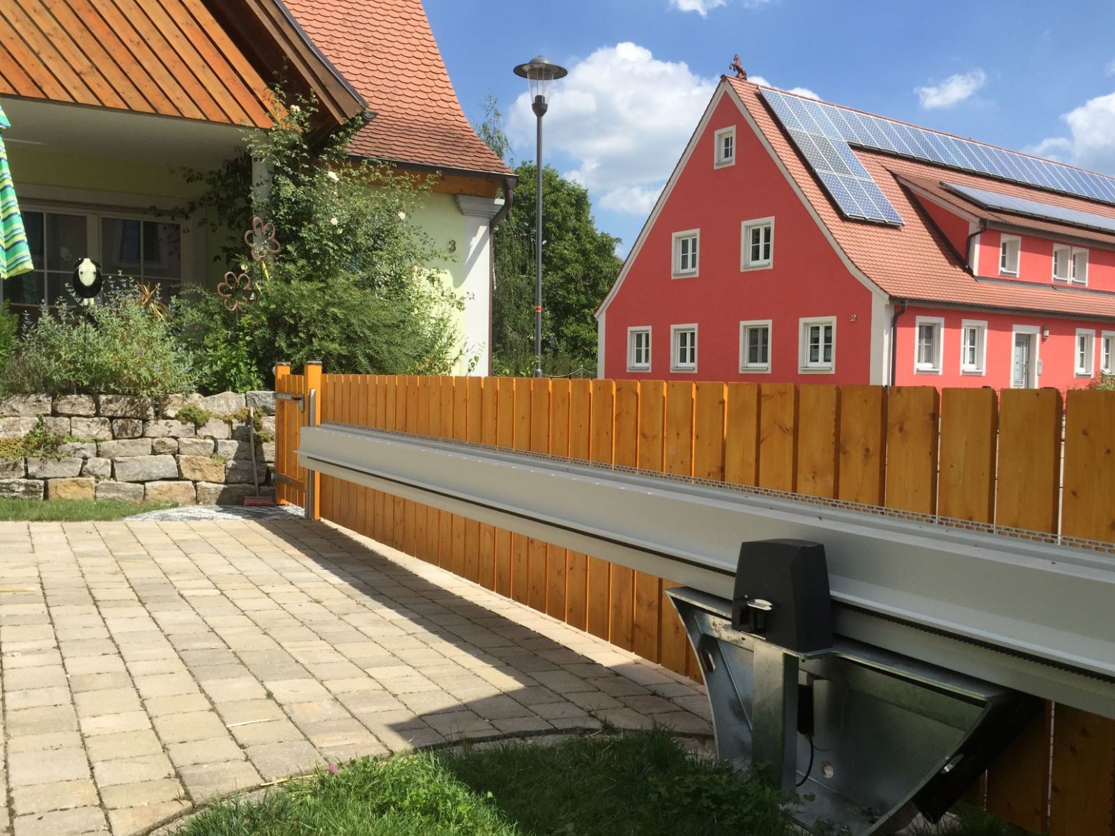 smarte zaeune tor100 mit holzfüllung